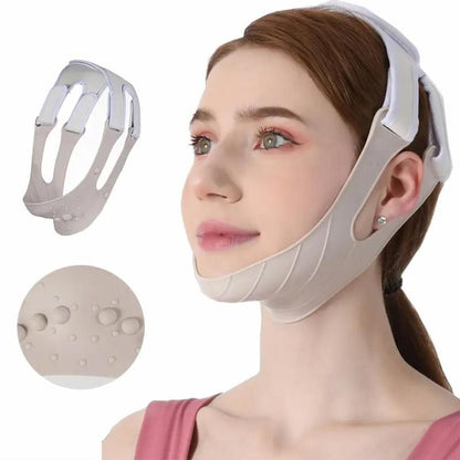 V-shaped Face Slimming Bandage, 2 Counts/set Face Lifting Bandage & Massage Roller, Facial Massage Tool, Skincare Tool for Women