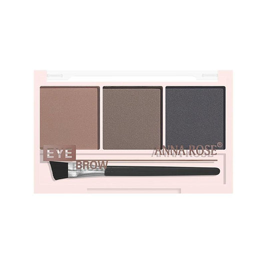 3 Color Eyebrow Powder With Brush, Long Lasting Waterproof Eyebrow Palette, Smudge Proof Eye Brow Powder, Natural Eye Makeup Palette, Eye Brows Makeup Products