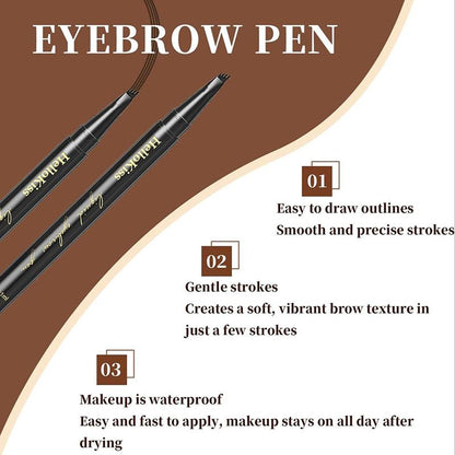 Liquid Eyebrow Pencil, 1 Count Long Lasting Brow Shading & Filling Pencil, Makeup Tool Easy to Apply