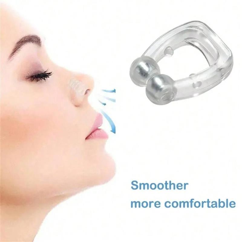 Silicone Nose Clip, 8pcs Sleeping Nose Clip, Portable Night Equipment for Men & Women