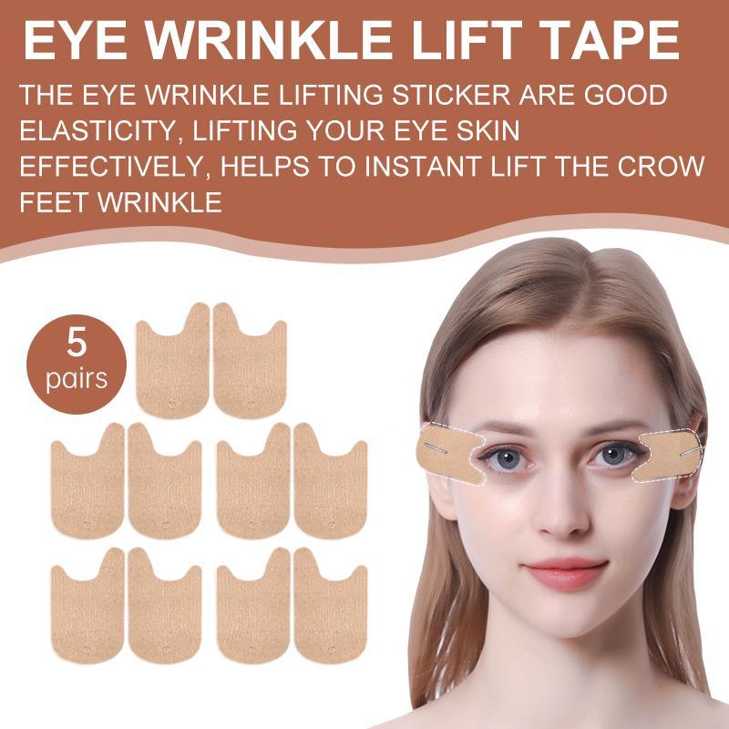 Face & Eye Skincare Firming Sticker, 10pcs Eye Puffiness Lifting Tapes & 4pcs Rope Set, Professional Skincare Tools for Women