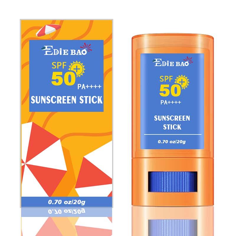 Sun Care Stick, 1 Count Waterproof Sunblock Stick, Long Lasting Ultraviolet-proof Stick, Sun Ray Protection Stick for Outdoor