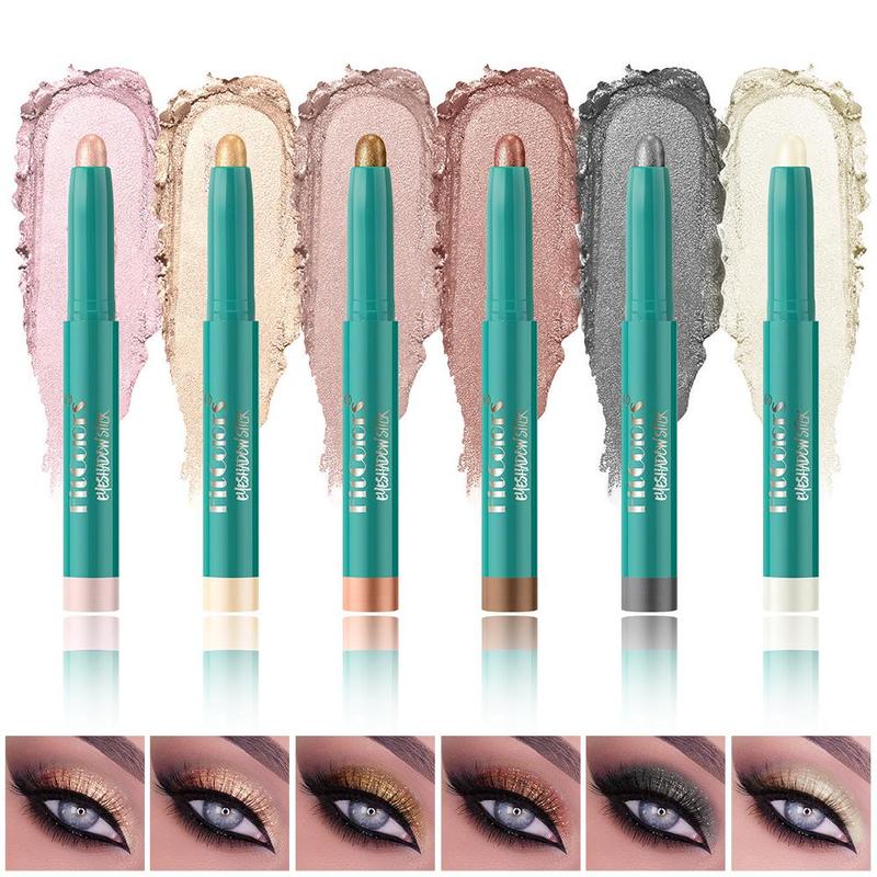 Long Lasting Eyeshadow Pen, 1 Count Waterproof Eye Shadow Pen, High Pigmented Eye Shadow Pen, Eye Brightener Stick, Great for Women & Girls