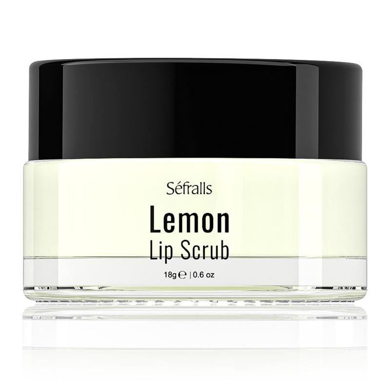 Strawberry & Lemon Moisturizing Lip Scrub, 2pcs/set Gentle Exfoliating & Nourishing Lip Scrub for Women & Girls Gift