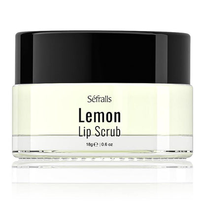 Strawberry & Lemon Moisturizing Lip Scrub, 2pcs/set Gentle Exfoliating & Nourishing Lip Scrub for Women & Girls Gift