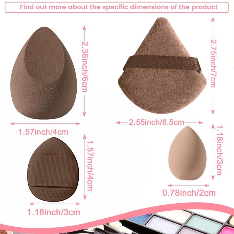 Makeup Sponge & Powder Puff Set, 12pcs?Versatile?Makeup Sponges for Liquid Foundation, Loose Powder, Concealer, Cream, Soft Beauty Sponges Set