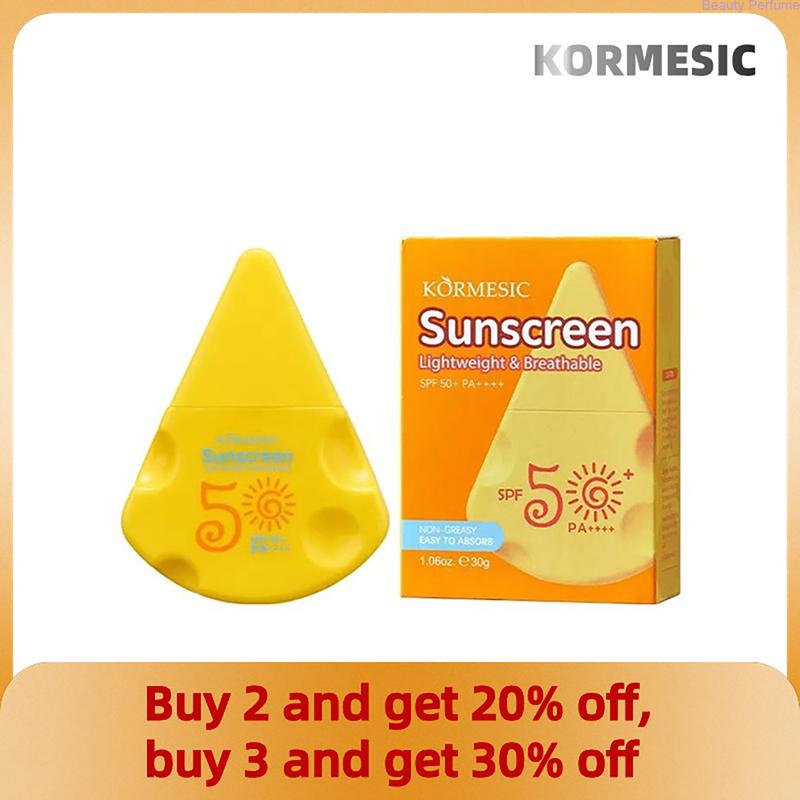 KORMESlC Skincare Tinted Face Sunscreen, Anti-Sunburn Moisturizing, SPF 50+++30g Sunscreen Tinted Moisturizer, sunscreen to prevent sunburn and tanning Summer Protection Ultimate Skincare, Effective Anti-Aging Sun Care Solution Facial Skin Repair Comfort