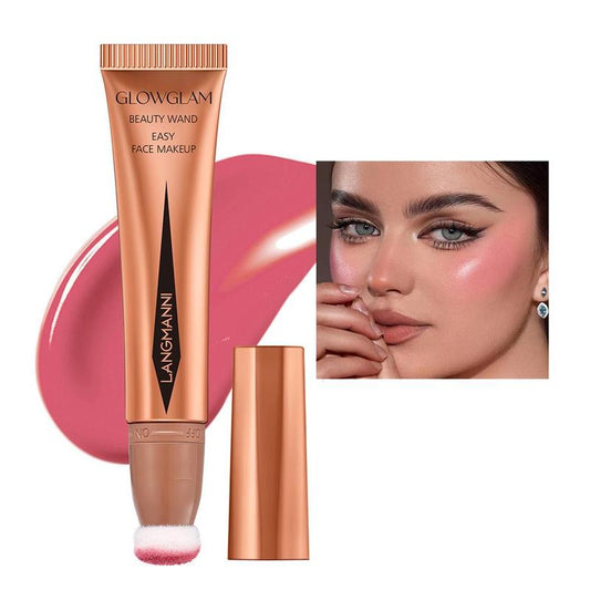 Long Lasting Liquid Blush, Natural Look Blush For Daily Makeup, Lightweight Blush, Soft Color Shadow, Suitable For All Skins