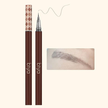 Highly Pigmented Eyebrow Pencil, 1 Count Long-lasting Filler Styling Pen, Portable Water Eyebrow Pencil, Eyebrow Cosmetic for Music Festival Makeup