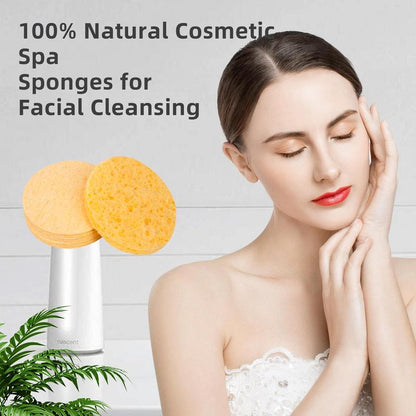 50pcs/set Compressed Facial Cleansing Sponge, Dry & Wet Use Makeup Remover Pad, Facial Skin Care Puff, Facial Skin Cleaning Pad, Facial Skin Care Tool