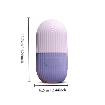 Ice Facial Massage Roller, 1 Count Silicone Ice Face Roller, Face Massage Tool, Facial Skin Care Tool for Women & Men