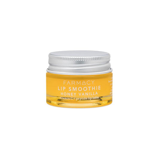 Farmacy Lip Smoothie Peptide Lip Balm - Lip Moisturizer & Plumper with Vitamin C - Honey Vanilla Scented with High Gloss Finish