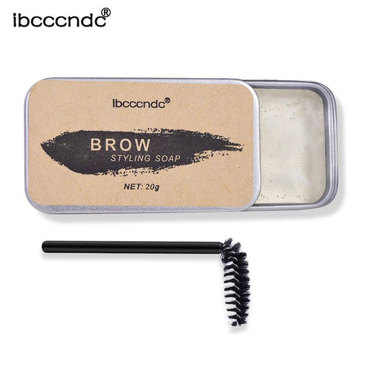 Eyebrow Styling Soap with Brush, Eyebrow Shaping Cream and Eyebrow Brush Set, Long Lasting Eye Brow Styling Cream, Cosmetic Eyebrow Brush Tool for Music Festival