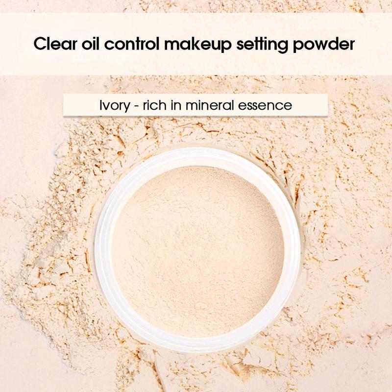 Valentine's Day 1 Piece Long-lasting Waterproof Oil-control Loose Powder, Lightweight Makeup Setting Powder, Matte Finish Makeup Powder, Mineral Powder Sweat Proof Face Powder Smooths Skin and Covers Pores, Make-up Supplies, Cosmetics Products