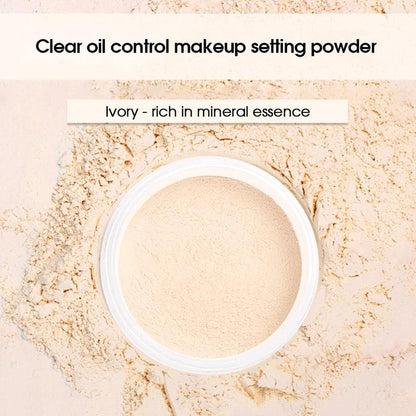 Valentine's Day 1 Piece Long-lasting Waterproof Oil-control Loose Powder, Lightweight Makeup Setting Powder, Matte Finish Makeup Powder, Mineral Powder Sweat Proof Face Powder Smooths Skin and Covers Pores, Make-up Supplies, Cosmetics Products