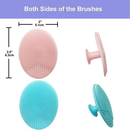 9 in 1 Facial Cleansing Brush Set, 9 Counts/set Soft Silicone Face Scrubber for Daily, Facial Massage Brush, Professional Skincare Tools for Women & Men