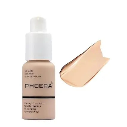 PHOERA Foundation Makeup Full Coverage Fast Base Brighten long-lasting Shade US