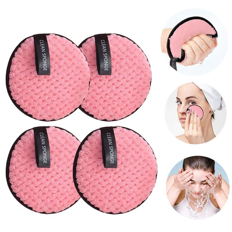 Face Washing Tool Set, 4 Counts Soft Face Washing Makeup Remover Pad & 1 Count Waterproof Head Band & 2 Counts Soft Wristband, Facial Skincare Tool