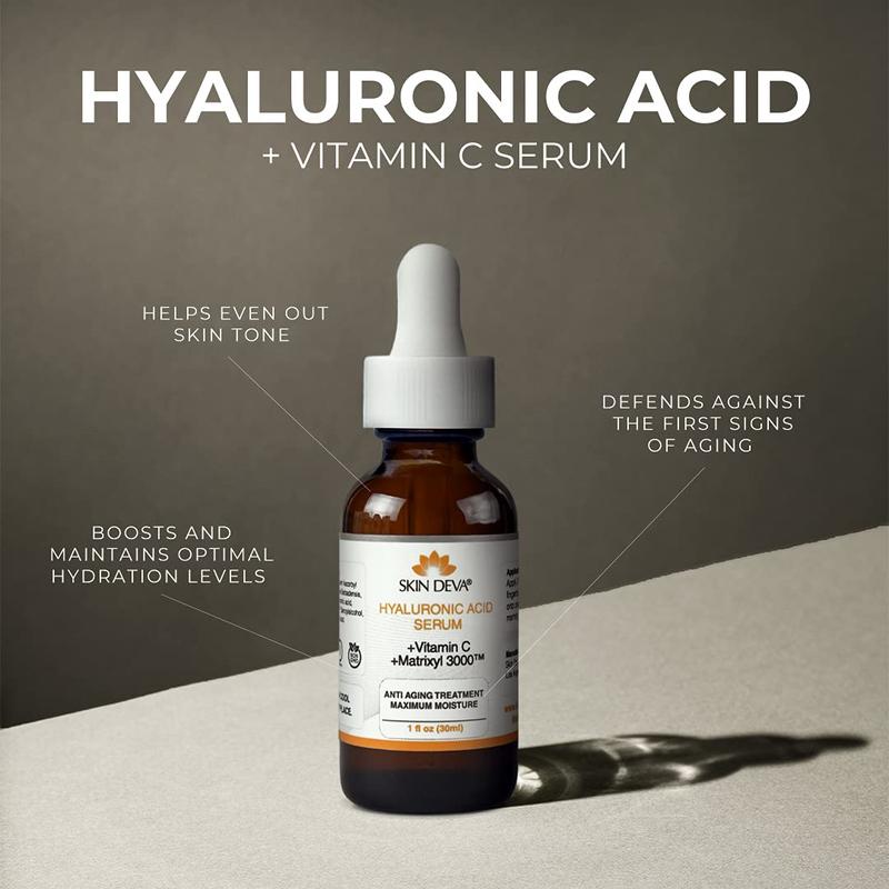 Hyaluronic acid with Vitamin C Serum  | All Skin Types Skincare Skin Repair Comfort