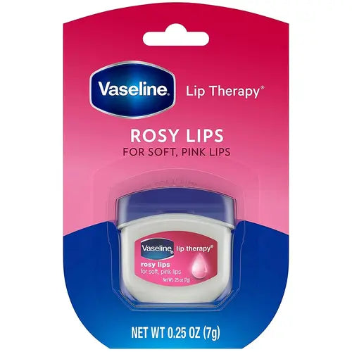 Vaseline, Rosy Lips, Lip Therapy.25 OZ, (Pack of 3), Violet, 75.0Ounce Skincare Comfort