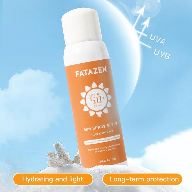 SPF 50+ Moisturizing Sunscreen Spray, 1 Piece Anti-sunburn Sun Screen for Face & Body, Sun Care Product for Women & Men