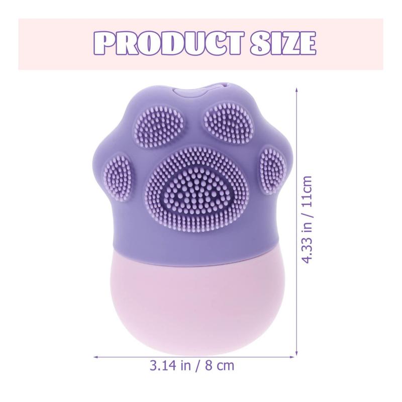 Silicone Facial Skin Care Ice Mold, 1 Piece Cute Cat Claw Shaped Ice Roller, Ice Contour Ice Mask For Eye Puffiness, Beauty Salon Ice Compress Face Care Massager Tool