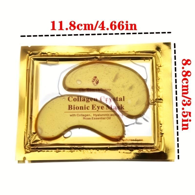 Collagen Gold Eye Mask, 10pcs/set Firming Eye Patches, Staying Up Late Dark Circles Eye Bags Moisturizing