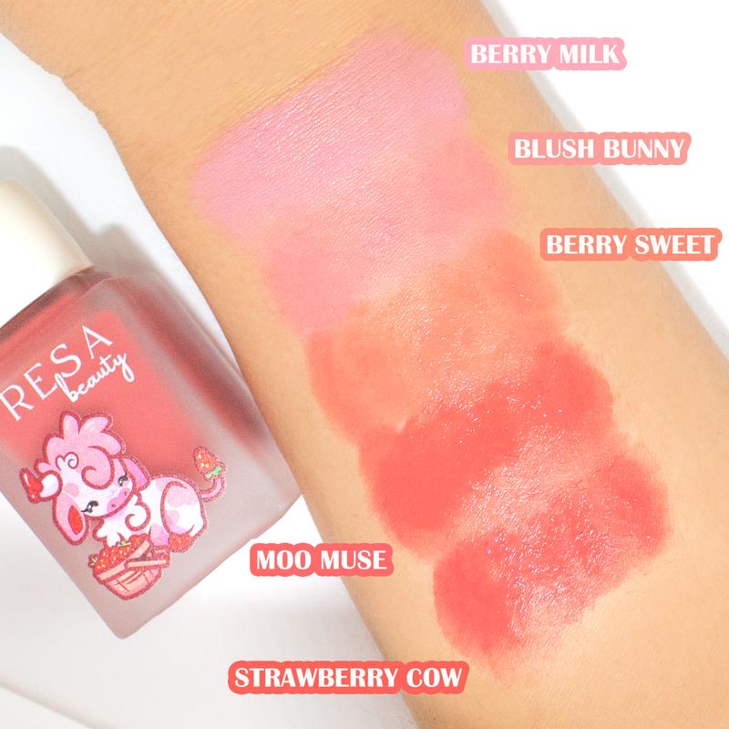 Fresh Berry Liquid Dewy Lightweight Blush Hydrating Makeup