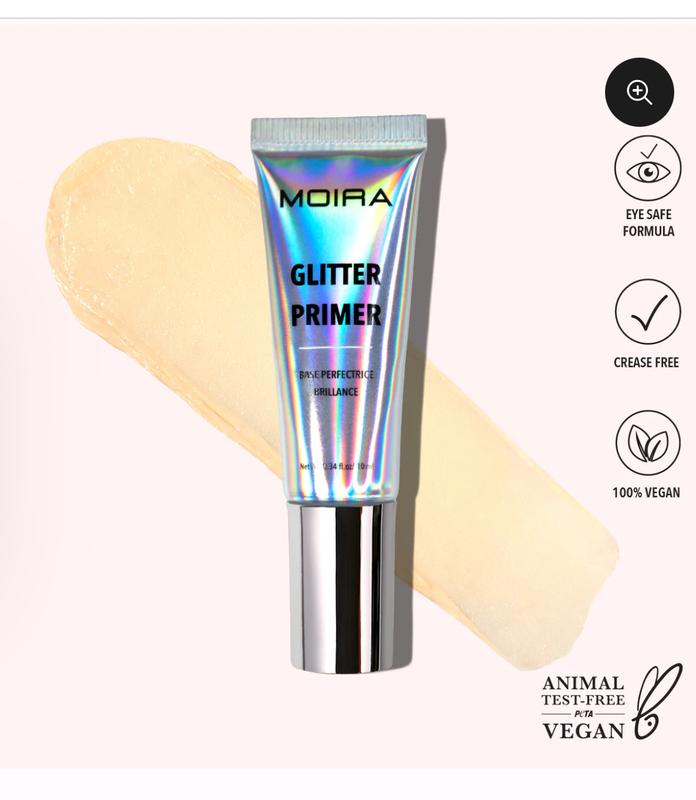 moira GLITTER PRIMER Cream Makeup Pigment Cosmetic