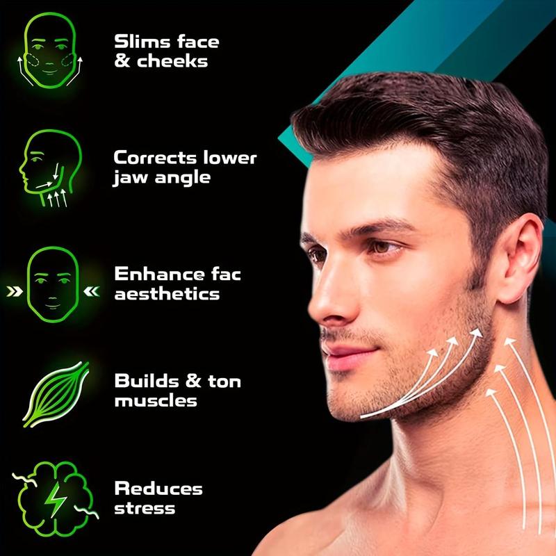 Comfort Silicone Jaw Exerciser for Men & Women, 4pcs/set Skincare Jawline Trainer, Reusable Jaw Trainer, Face Lifting & Firming Tool, Professional Skincare Tools for Men & Women