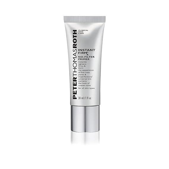 Peter Thomas Roth Instant FIRMx No-Filter Primer, Tighten, Firm and Blur Skin for Flawless Makeup Application, Reduce Fine Lines, Pores and Imperfections Smooth Handy Cosmetic