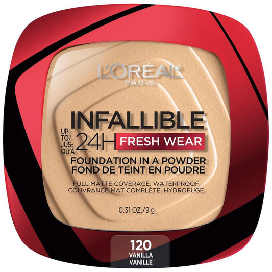 L'Oreal Paris Infallible Up to 24H Fresh Wear Foundation in a Powder, 0.31 oz