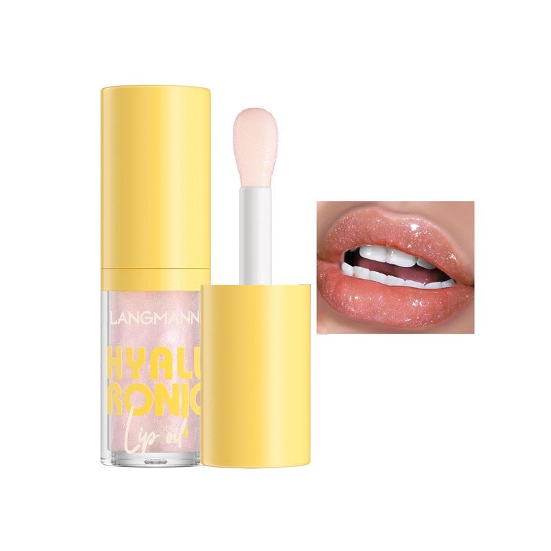 Hyaluronic Acid Lip Butter Balm, Moisturizing?Tinted Lip Gloss, Hydrating Lip Glaze Stick, Plumping Lip Oil Lip Moisturizer, Lip Care Products for Summer Gift