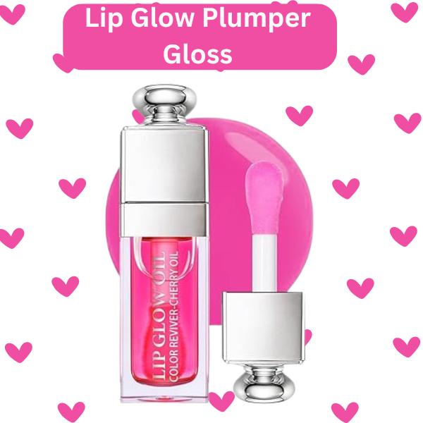 Hydrating Moisturizing Lip Glow Oil, Nourishing Glossy Transparent Plumping Oil, Non-sticky Tinted Toot Lip Balm for Lip Care (RASPBERRY) 0.2 OZ Skincare Comfort