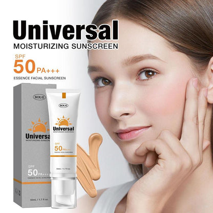 50ml UV Protection Sunscreen Cream, 1/2 Counts SPF50 PA+++ Moisturizing Sunscreen Cream, Brightening Skin Moisturizing Cream