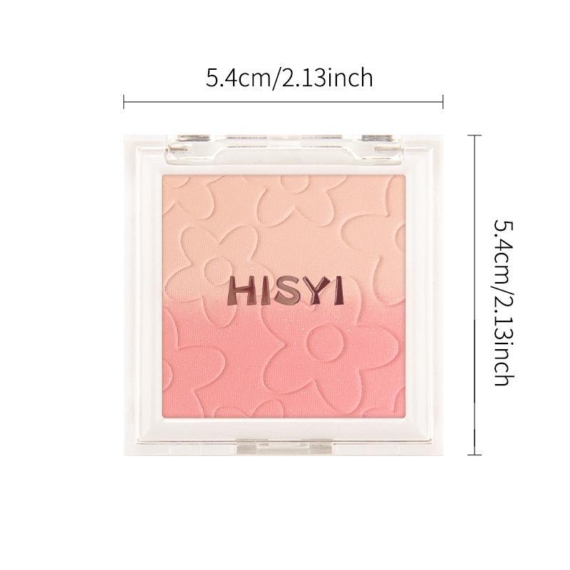 Long Lasting Gradient Color Matte Blush, Easy Coloring Lightweight Blush Pressed Powder, Natural Look Blush Suitable for All Skins