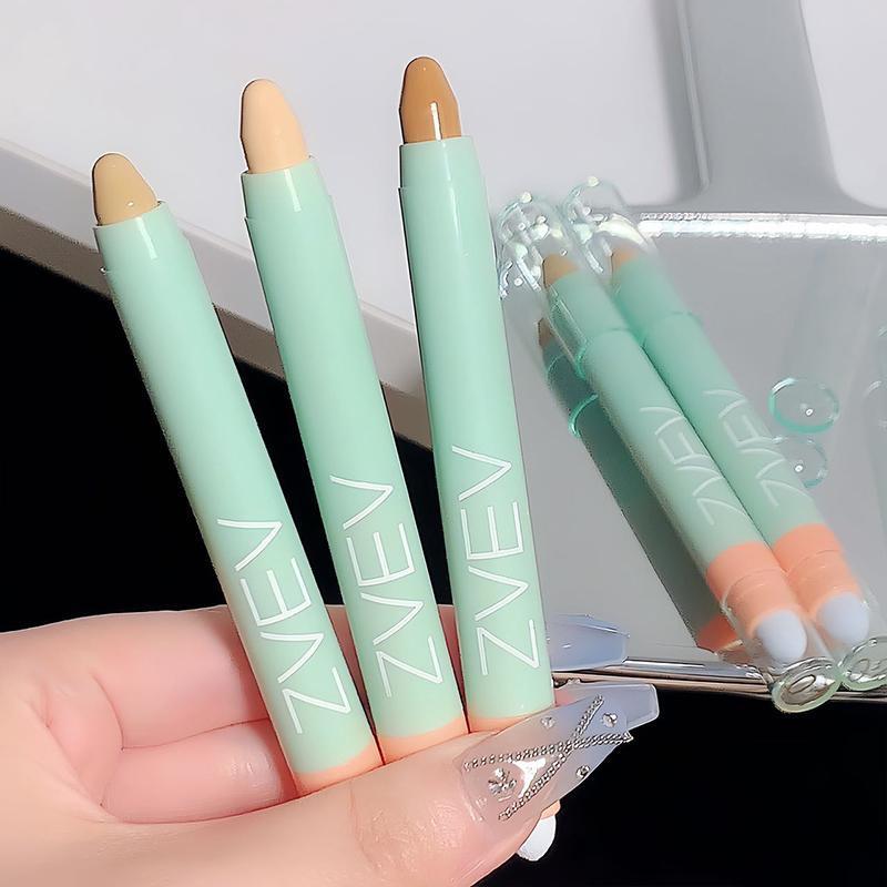 2 In 1 Liquid Concealer Pen (1 Piece), Long Lasting Concealer Stick, Highlighter Pen, Nose Contour Pen, Facial Brightening Makeup Stick