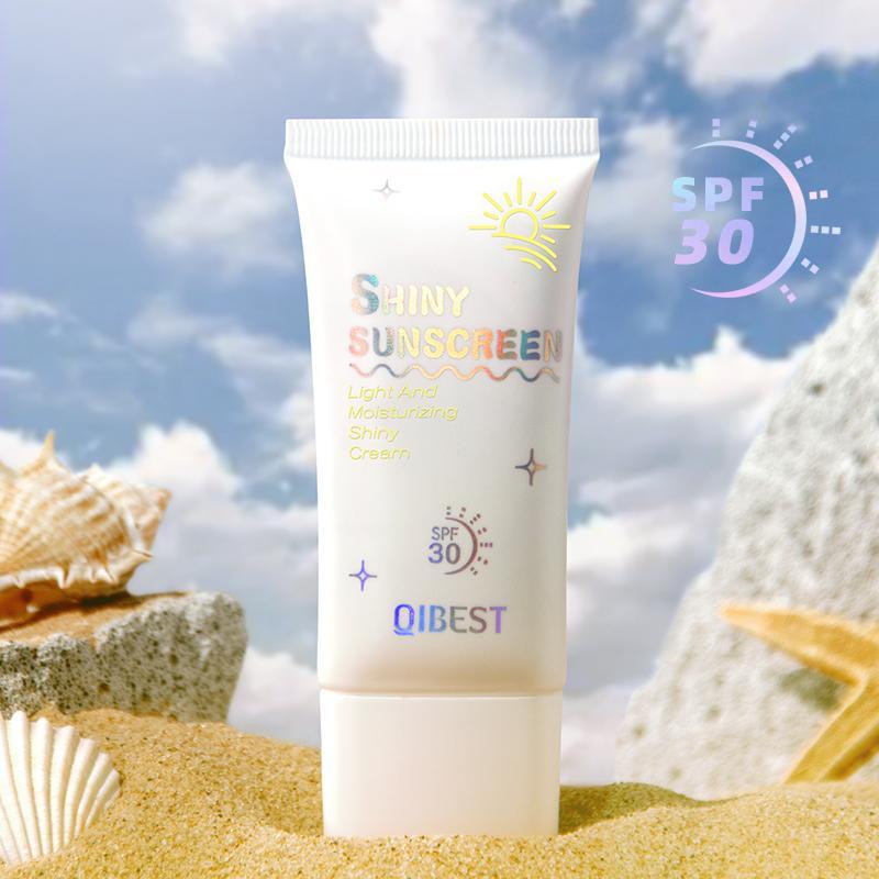 2 in 1 Glitter Sunscreen, Long Lasting Moisturizing Sunscreen, Beauty & Personal Care Sunscreen