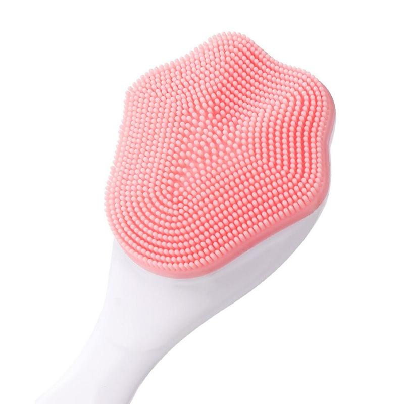 Silicone Facial Cleansing Brush, 1 Count Face Scrubber, Face Wash Brush, Face Cleaning Brush with Soft Bristles for Skin Care, Face Massage Brush, Facial Pore Cleaning Brush