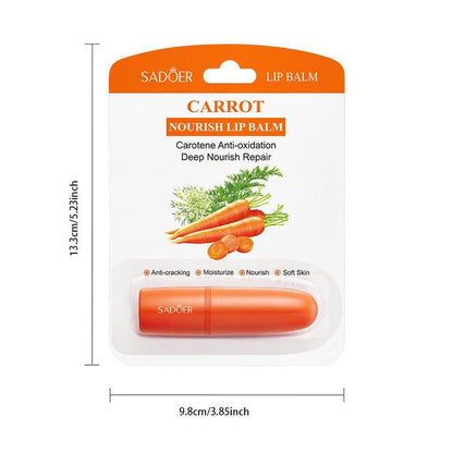 1 Piece Carrot Moisturizing Lip Balm, Lip Care Lipstick, Hydrating Lip Moisturizer, Lip Repair Treatment Products