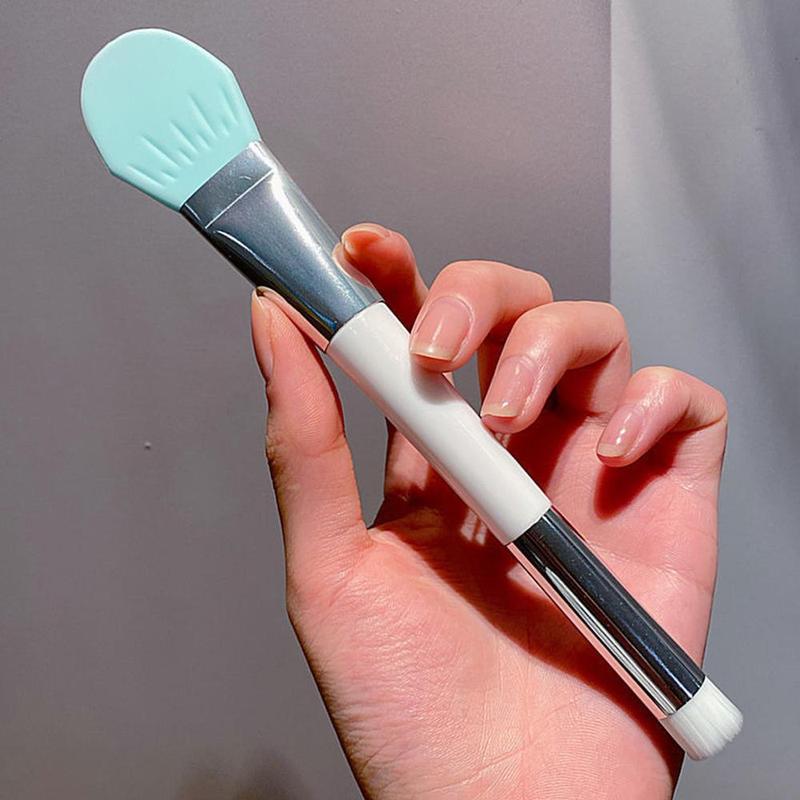 Dual-ended Facial Mask Brush, Comfort Face Mask Applicator, Face Mask Spatula, Facial Pore Cleaner, Household Facial Cleansing Brush, Women Face Mask Scraper