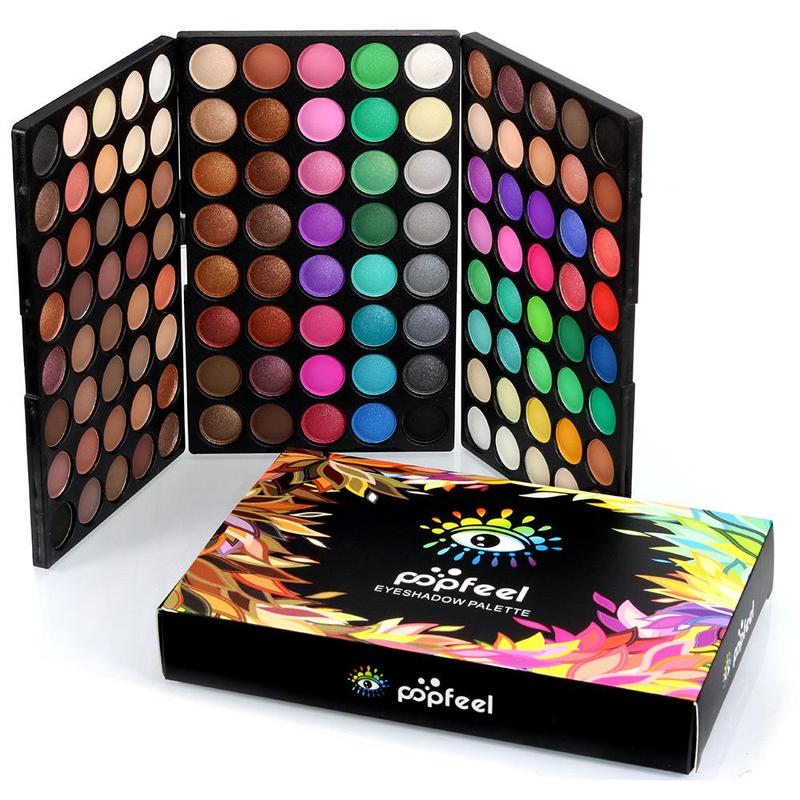 120 Colors Eyeshadow Palette, 1 Count Matte and Glitter Eye Shadows Palette, Summer Long Lasting Shimmering Eye Shadow Makeup Products, Colorful Eye Makeup Products for All Styles and Occasions,?Compact?Cosmetic?Palette