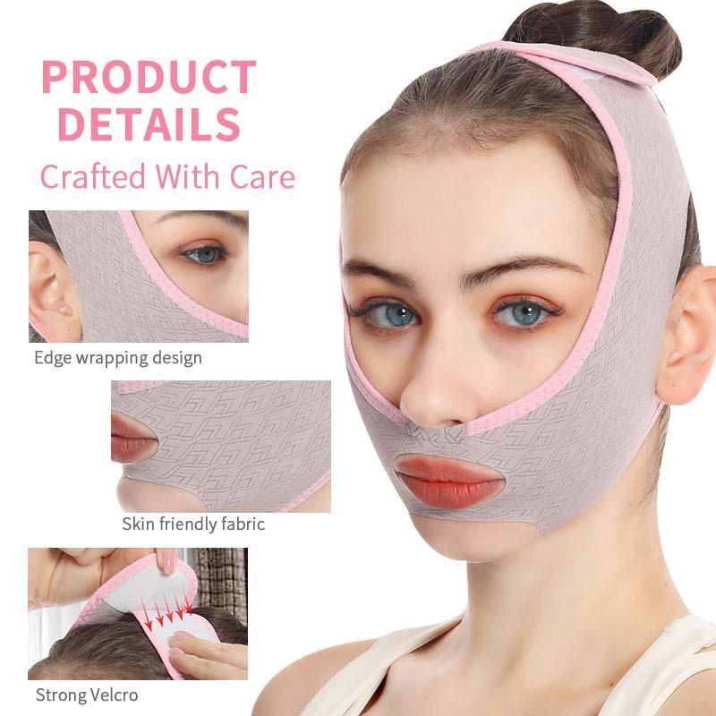 V-shaped Face Bandage, Reusable Face Bandage, Face Lifting & Tightening Face Bandage, Facial Skin Care Tool