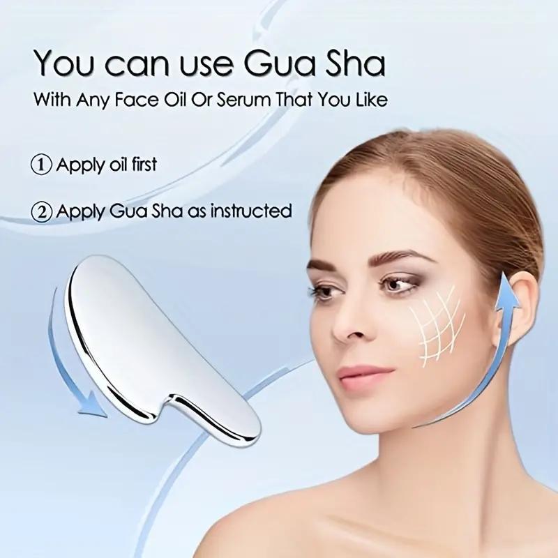 Ice Face Roller and Heart Shaped Gua Sha Board Set, 2 Counts/set Facial Contour Massager, Facial Mold Cube Ice Rollers, Summer Skincare,  Ice Face Roller