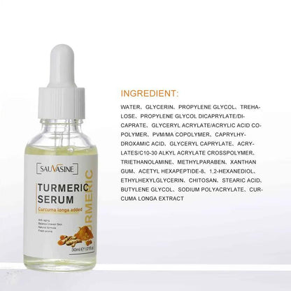 Turmeric Serum, 2pcs/set Moisturizing & Nourishing Face Serum, Hydrating Facial Essence, Face Lotion for Women & Men