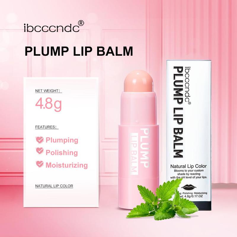 Plumping Lip Balm, 2pcs/set Tinted Lip Plumper, Enhancing & Hydrating Lip Moisturizer, Natural Raw Material Lipstick for Women Makeup