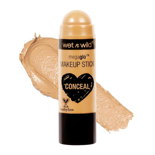 wet n wild MegaGlo Makeup Stick Conceal and Contour Neutral You're A Natural,1.1 Ounce (Pack of 1),809 Concealer Flawless Foundation Cosmetic