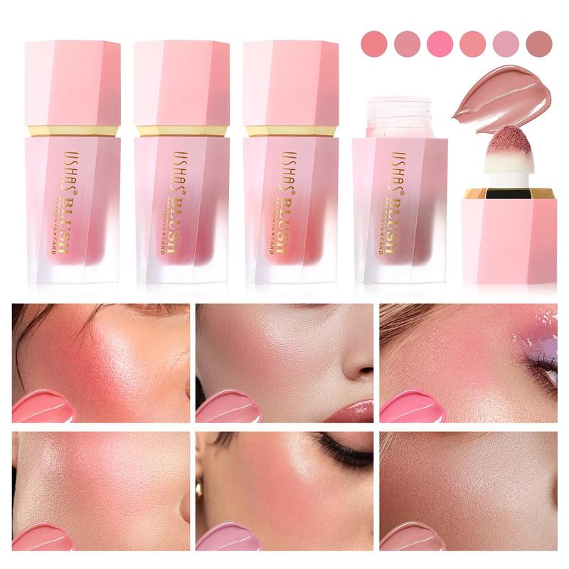 Long Lasting Liquid Blush, 1 Count Lightweight Natural Look Blush for Daily Makeup, Beauty & Personal Care Product for Women & Girls