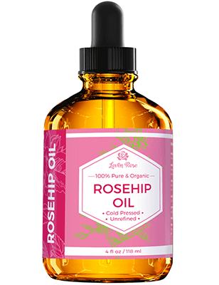 Leven Rose Organic Rosehip Oil - 4 oz for Moisturizing & Skincare Practices