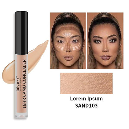 Long-lasting Concealer, 1 Count Waterproof Concealer Cream, Full Coverage Concealer, Makeup Product for Women & Girls